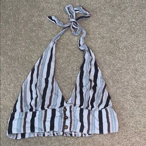 NWOT Urban Outfitters Multicolored Halter Top